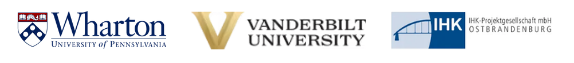 Zertifizierungen: Wharton University of Pennsylvania, Vanderbilt University, IHK Projektgesellschaft Ostbrandenburg
